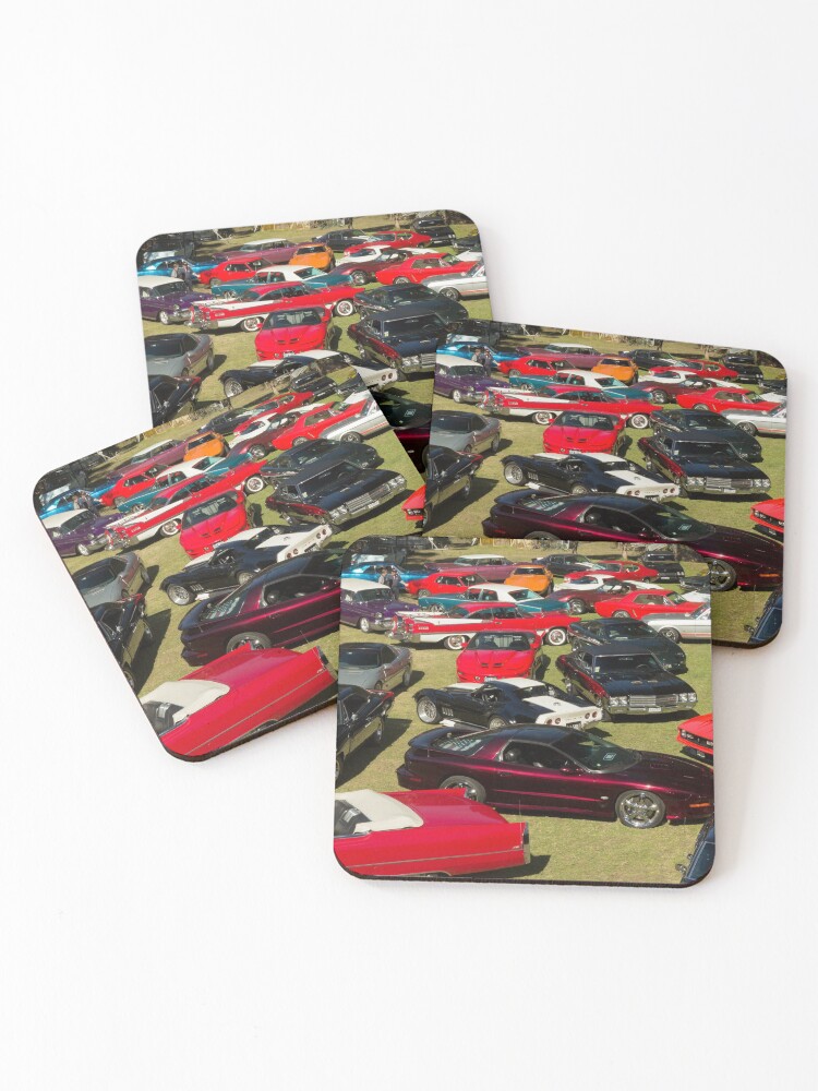 Thumbnail 1 of 5, Coasters (Set of 4), Muscle Cars designed and sold by AndyFeltonPix.