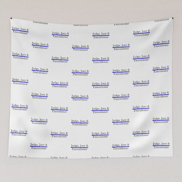 Item preview, Thin Blue Line Judge, Jury & Executioner designed and sold by IceCapDesigns.