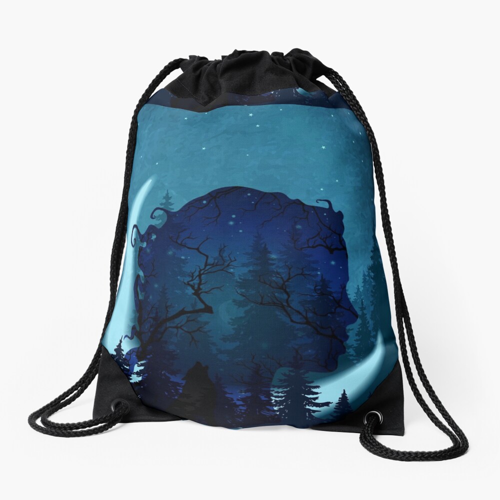 Lady of the Forest Drawstring Bag
