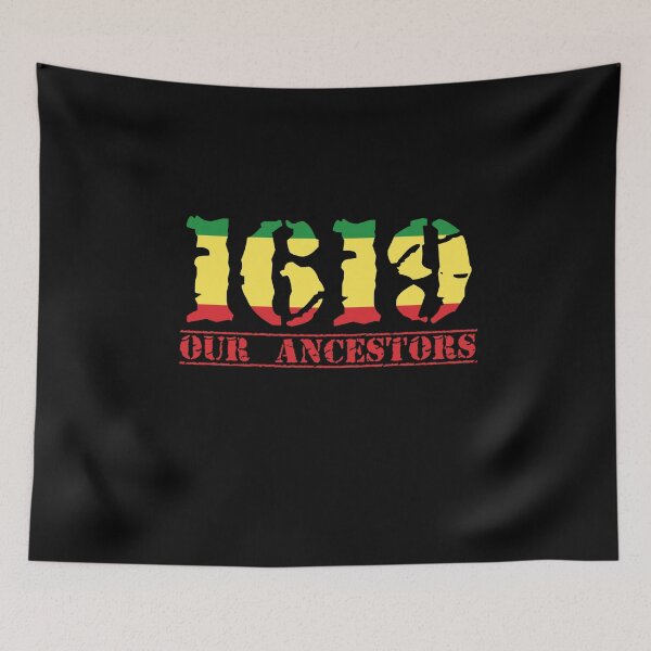 Item preview, 1619 Our Ancestors Short-Sleeve Unisex T-Shirt. African American History Tops for Men & Women designed and sold by ahmedelatitt.