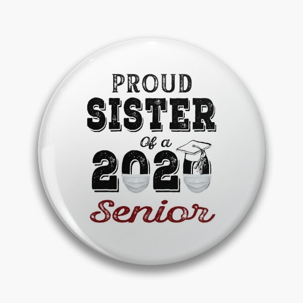 Item preview, Proud Sister of A 2020 Senior Mask designed and sold by AnimaLovers.
