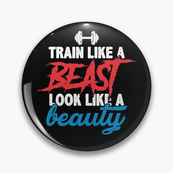 Item preview, Train Like A Beast Look Like A Beauty Shirt Gym Tee designed and sold by DynamicDesign.