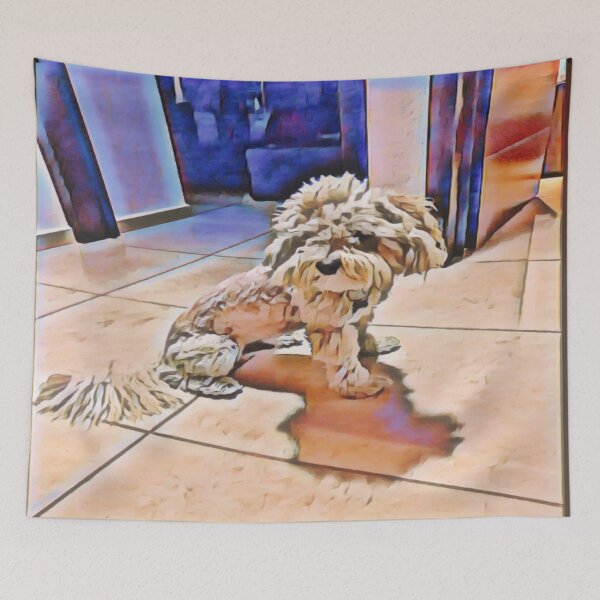 Item preview, French poodle designed and sold by Wooloowoo.