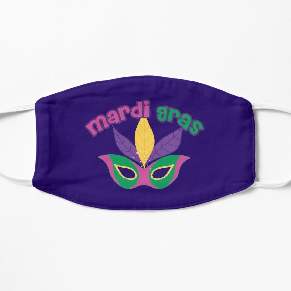 Mardi Gras Costume Mask Flat Mask