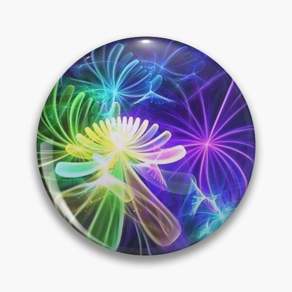 Item preview, Glowing neon fantasy floral designed and sold by joanmarie484.