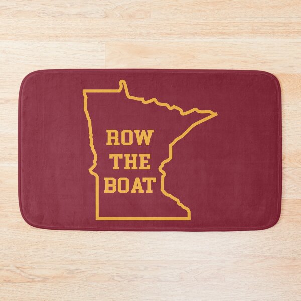 Row the Boat MN Outline Bath Mat