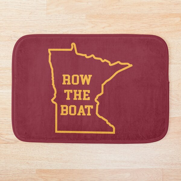 Row the Boat MN Outline Bath Mat