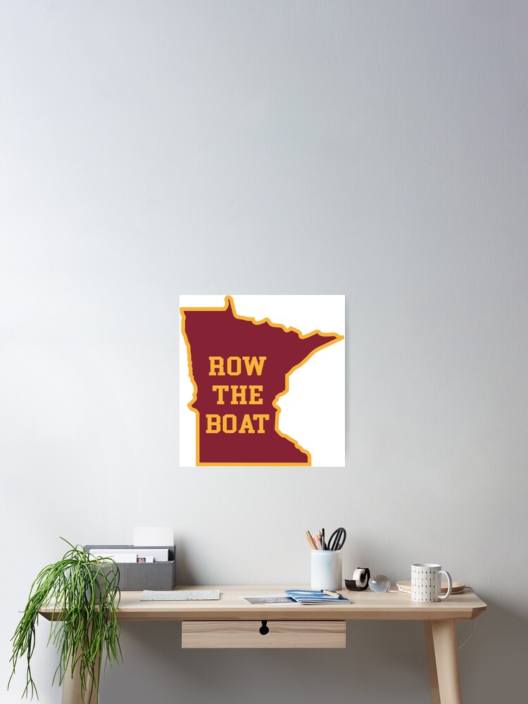 Row the boat clearance minnesota poster