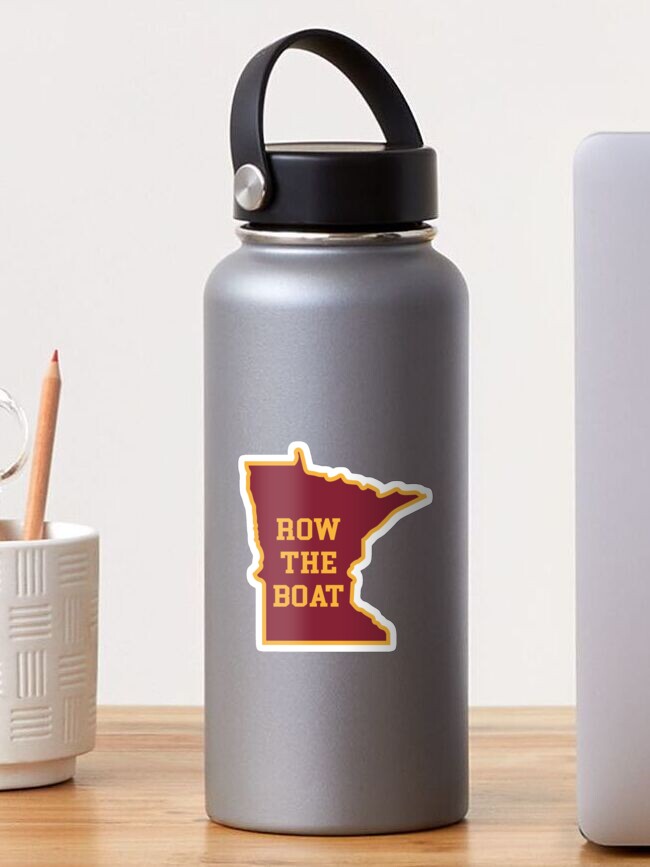 Row the Boat MN Outline Sticker