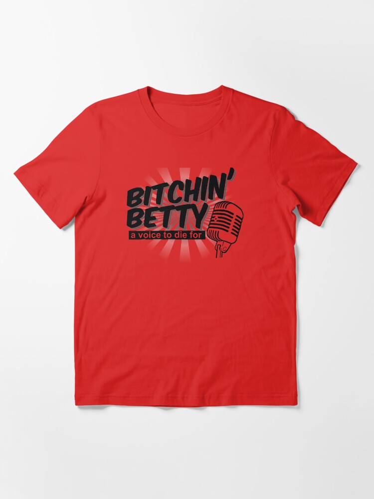 Alternate view of Funny Bitchin' Betty Aircraft Warning System Shirt Gear Essential T-Shirt