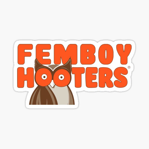 Femboy Hooters (New Logo) Sticker