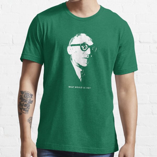 Vista previa del artículo con la obra «¿Qué haría Le Corbusier? Camiseta de arquitectura», diseñado y vendido por pohcsneb.