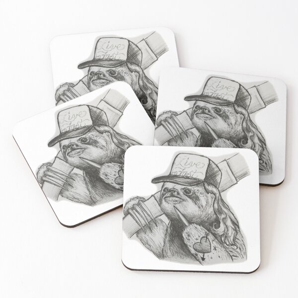 Item preview, Sloth amistoso vive rápido designed and sold by tomkennedy270.