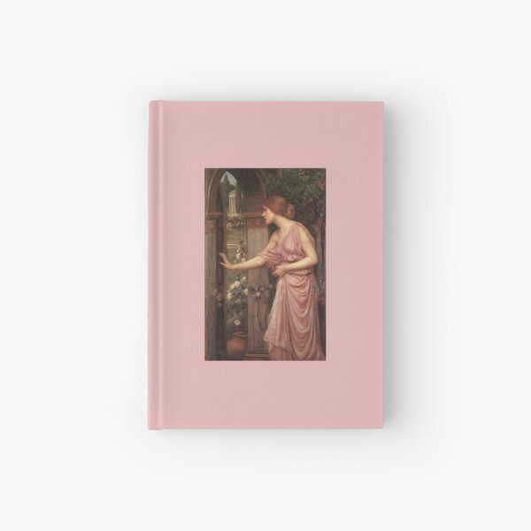 Psyche Entering Cupid's Garden - John William Waterhouse Hardcover Journal