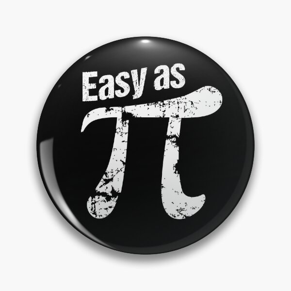 Item preview, Easy as Pi Funny Math Pun designed and sold by Epic Love Designs.