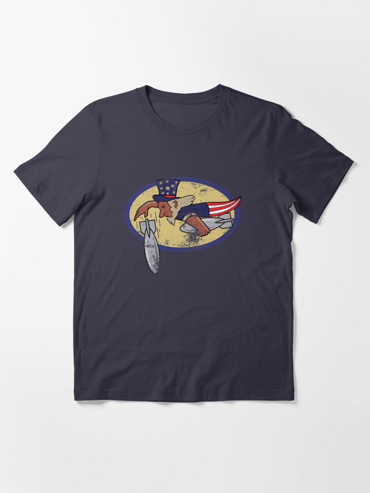 Alternate view of WW2 322nd Bomb Squadron Bomber Patch Shirt Gear Essential T-Shirt