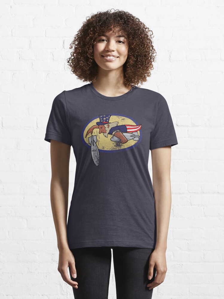 Alternate view of WW2 322nd Bomb Squadron Bomber Patch Shirt Gear Essential T-Shirt