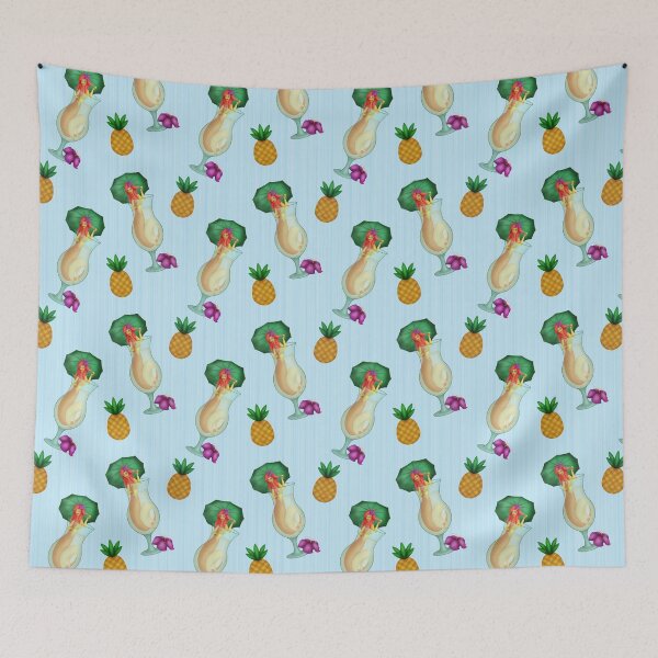 Item preview, Piña Colada Mermaid designed and sold by artpostropheamy.