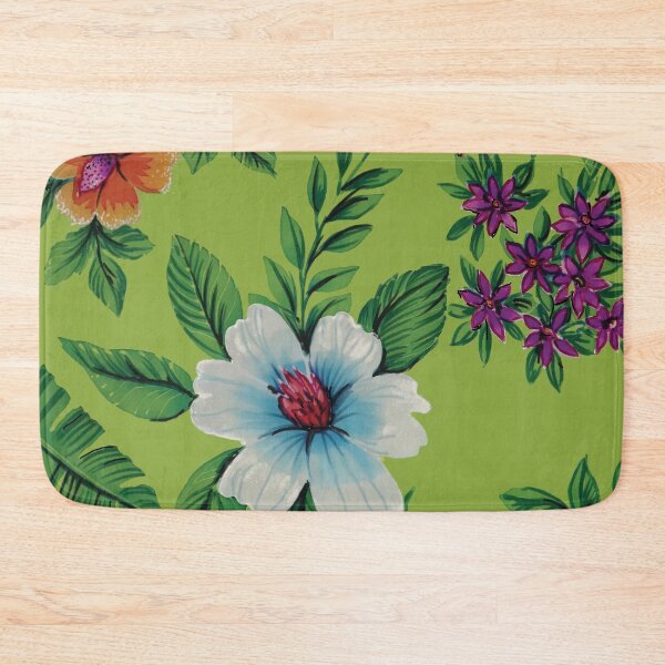Item preview, Tropical With Green Ground designed and sold by Leslie Rogers Todder.