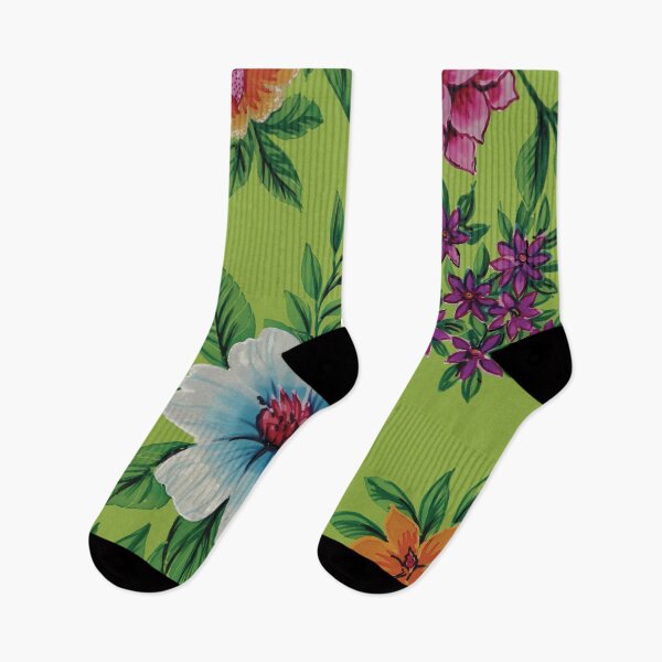 Item preview, Tropical With Green Ground designed and sold by Leslie Rogers Todder.