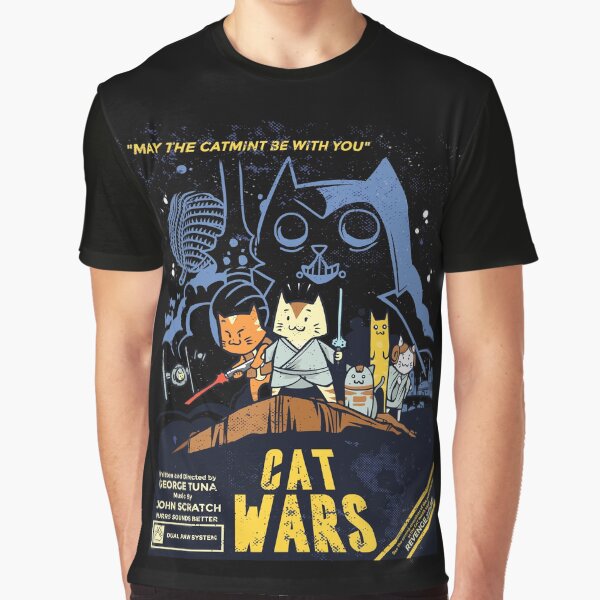 Vista previa del artículo con la obra «Cat Wars: La venganza del perro», diseñado y vendido por valival.
