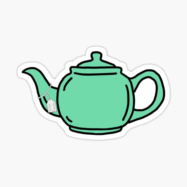 The Office Teapot Stickers Redbubble - teapot hat id roblox