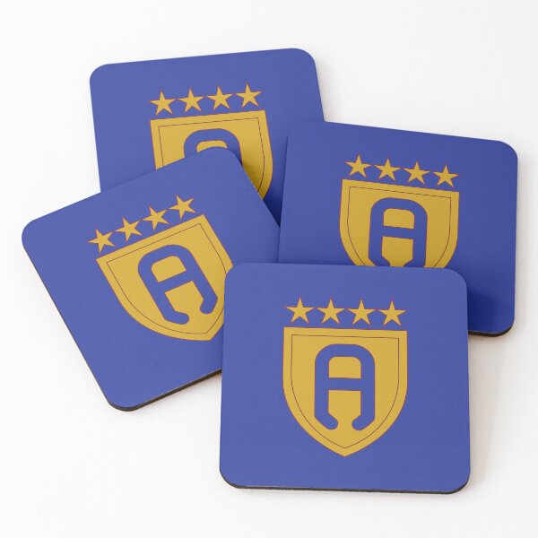Item preview, Initial Letter A, Shield Monogram Star Style, Gold Color designed and sold by factory88.