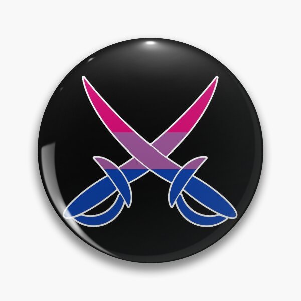 Item preview, Bisexual Pride Pirate Swords - Dual Wielding designed and sold by halberdier.