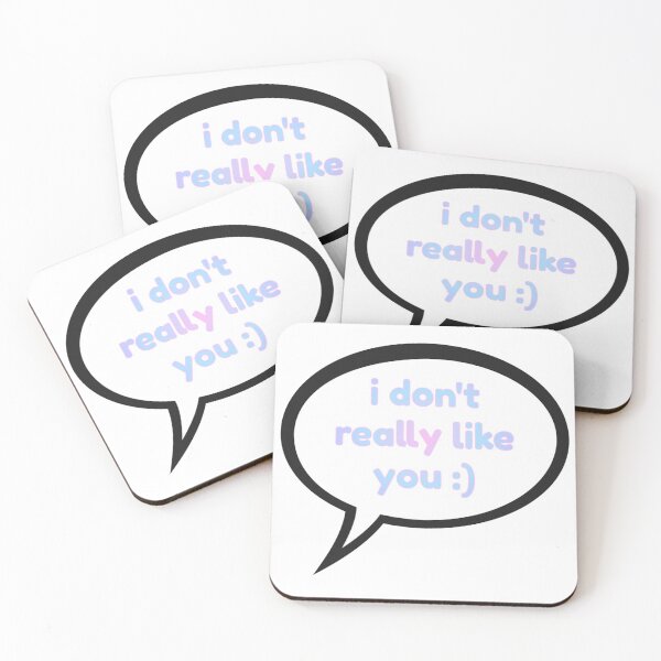 Item preview, i don't really like you :) text bubble designed and sold by Devon Nassau.