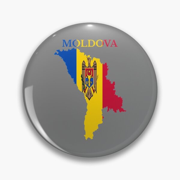 Item preview, Moldova flag map designed and sold by marosharaf.