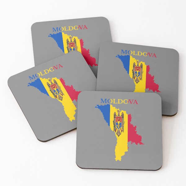 Item preview, Moldova flag map designed and sold by marosharaf.