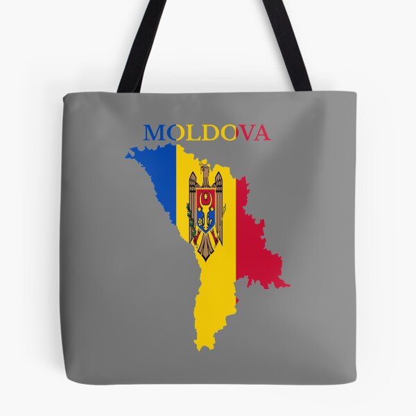 Item preview, Moldova flag map designed and sold by marosharaf.