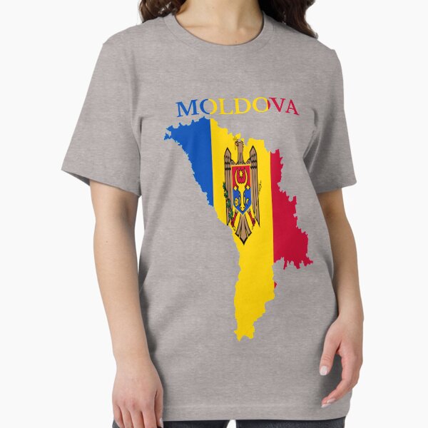 Item preview, Moldova flag map designed and sold by marosharaf.
