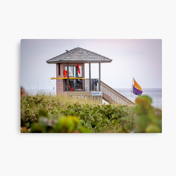 Delray Beach Lifeguard Stand Metal Print