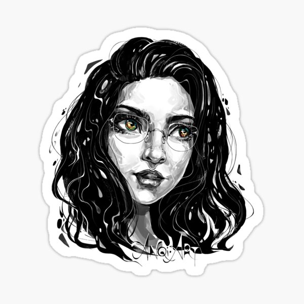Hazel Eyes Sticker