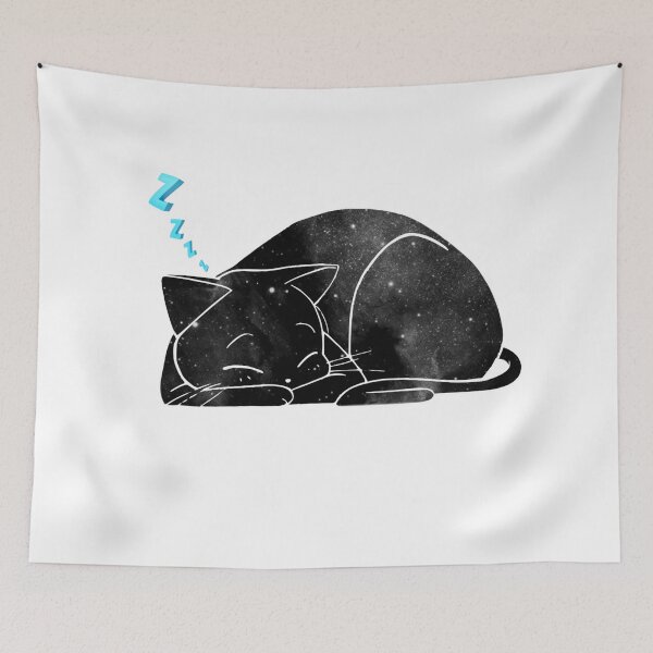 Item preview, Sleeping Space Kitty designed and sold by CAndersonsworld.