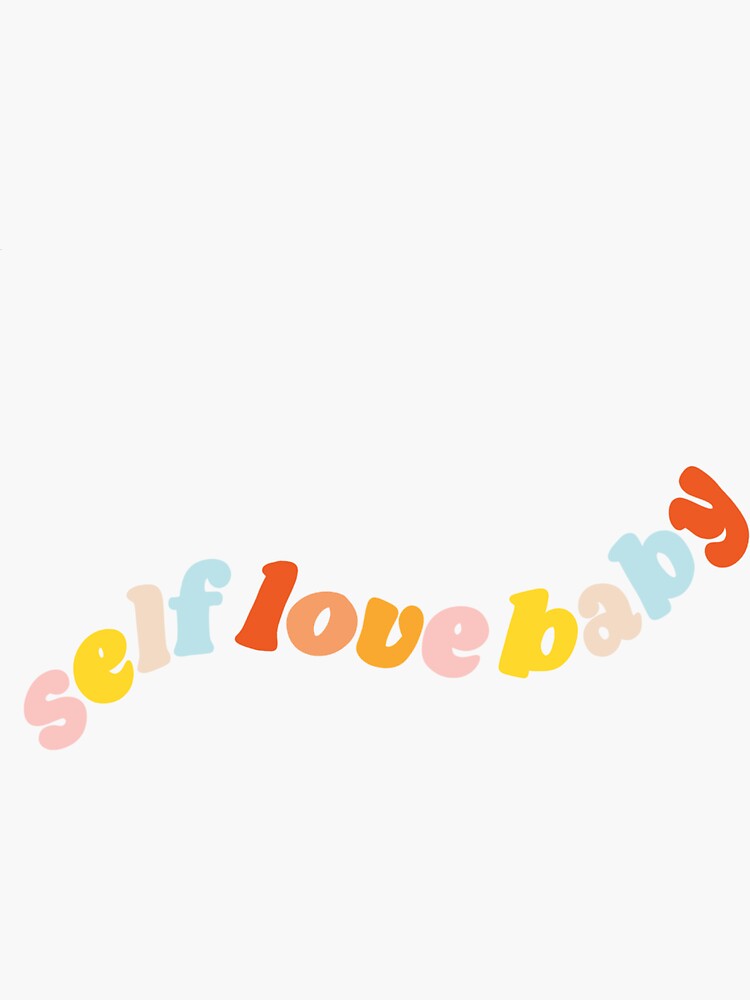 Thumbnail 3 of 3, Sticker, Self Love Baby designed and sold by Sfoppe.