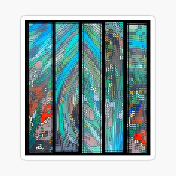 Caught In Glass Sticker