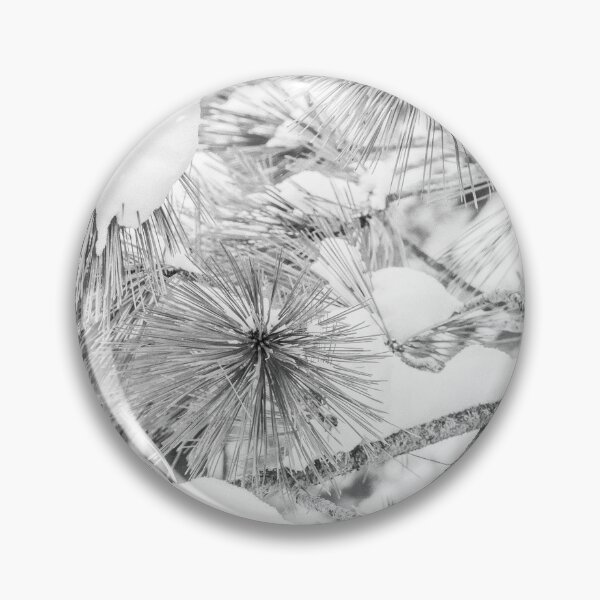 Item preview, Black and White Winter Pine Tree Nature Photography designed and sold by ehlphotography.