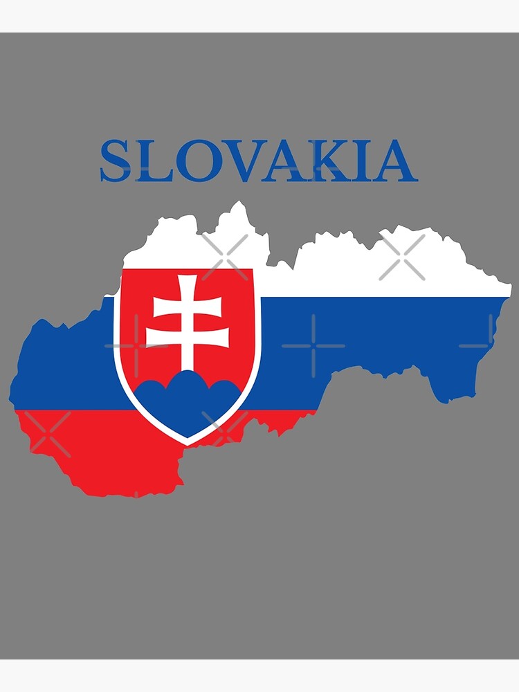 Slovakia flag map by marosharaf