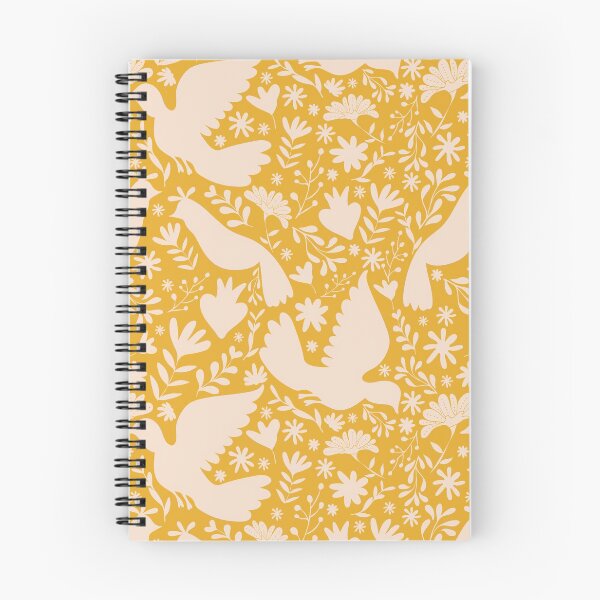 Item preview, Seamless Mexican Otomi Style Big Birds and folk flowers designed and sold by CrisBanana.