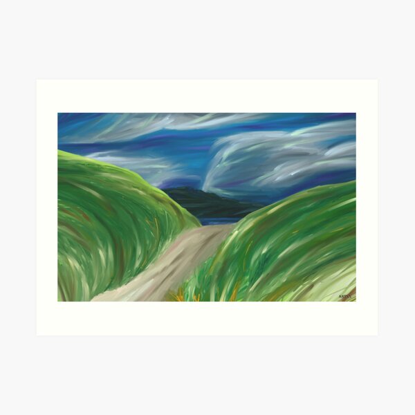 Green Run Art Print