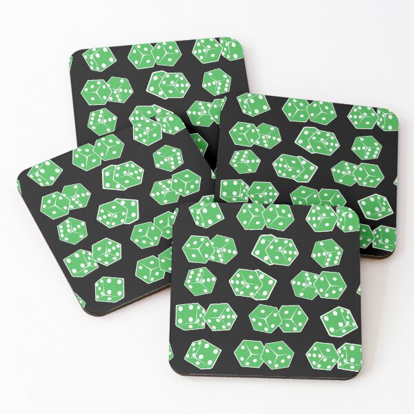 Item preview, Dice Game Green Casino Dice Pattern designed and sold by BrobocopPrime.