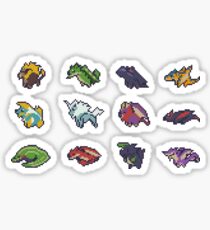 Monster Hunter Pixel Art Stickers Sticker