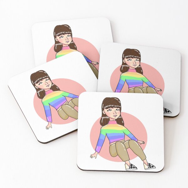 Item preview, Girl With Rainbow Turtleneck designed and sold by Julia Fischer.