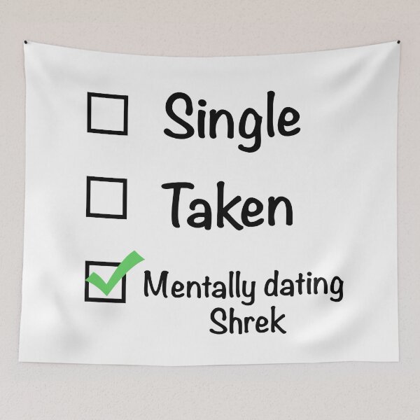 Artikelvorschau, Single genommen, geistig mit Shrek zusammen entworfen und verkauft von marykatebuckman.