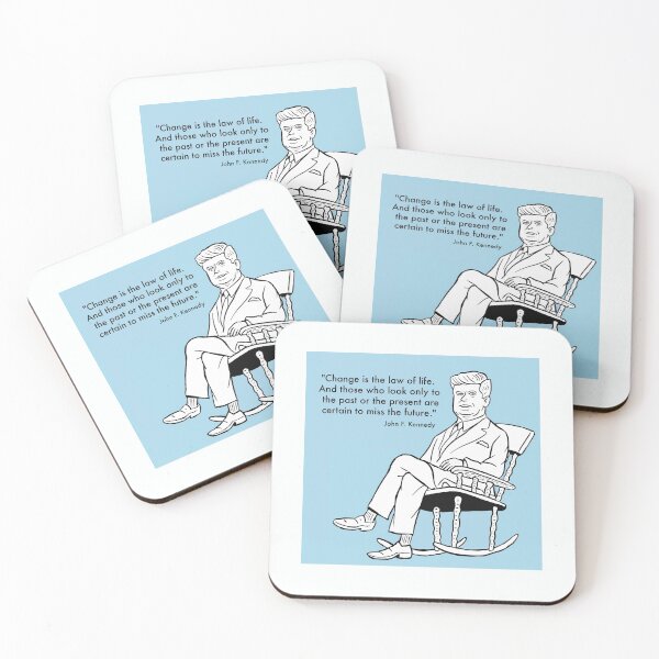 Item preview, John F. Kennedy Quote 3 designed and sold by MacKaycartoons.