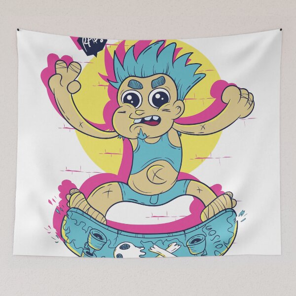 Item preview, cute skater boy chibi designed and sold by rangrafx.