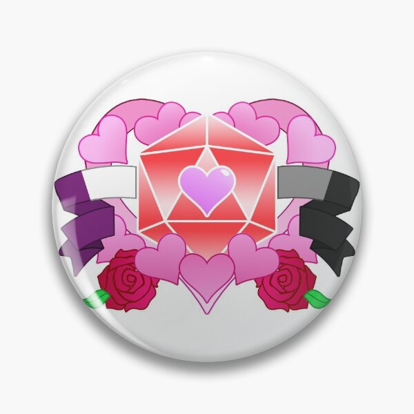 Item preview, DiceHeart - Pride Month 2020 - ACE BANNER, RED DICE designed and sold by TalenLee.