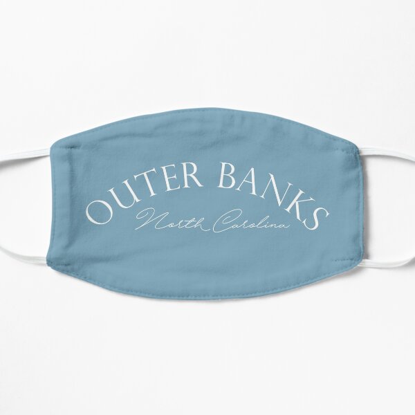 Outer Banks: North Carolina (white) Flat Mask